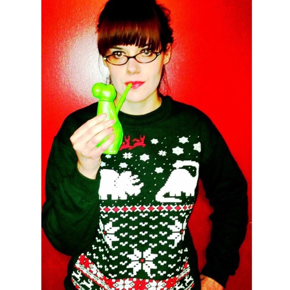 Dinosaur holiday sweatshirt - Picture 5 of 5